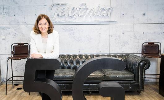 La directora de Telefónica en la zona centro, Beatriz Herránz Casas. 