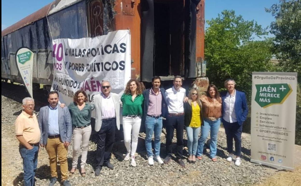 Candidatos de Jaén Merece Más al Parlamento andaluz. 