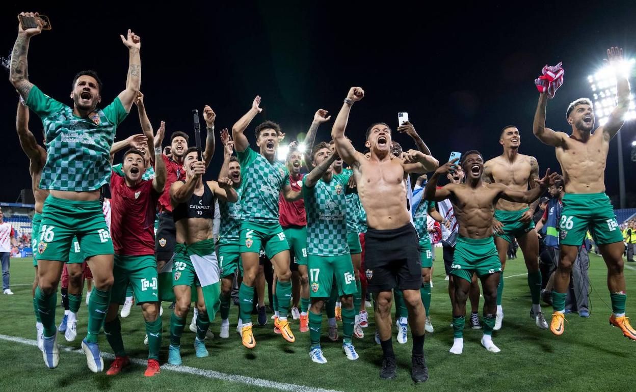 Celebración en Butarque