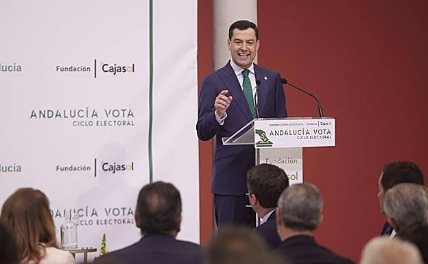 El presidente de la Junta, Juanma Moreno.