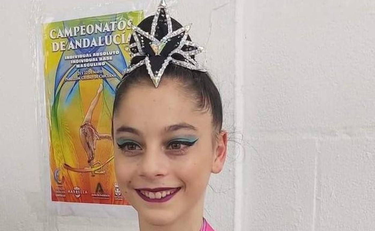 Shara Cortés brilló en el Campeonato de Andalucía. 