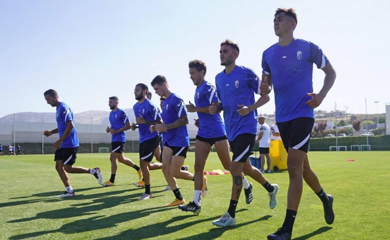 El Granada, en el inicio de la pretemporada del curso deportivo 2021/2022. 