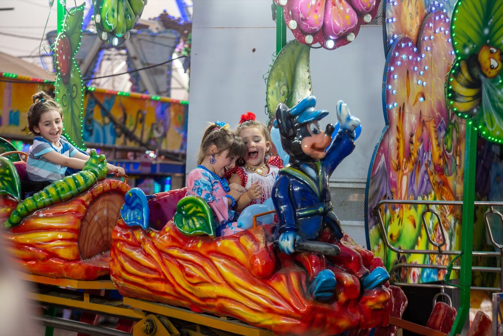 Fotos: El día de los columpios en la Feria del Corpus