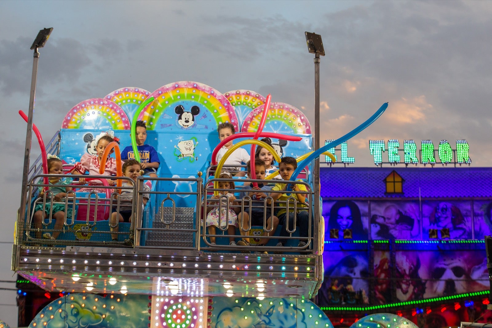 Fotos: El día de los columpios en la Feria del Corpus