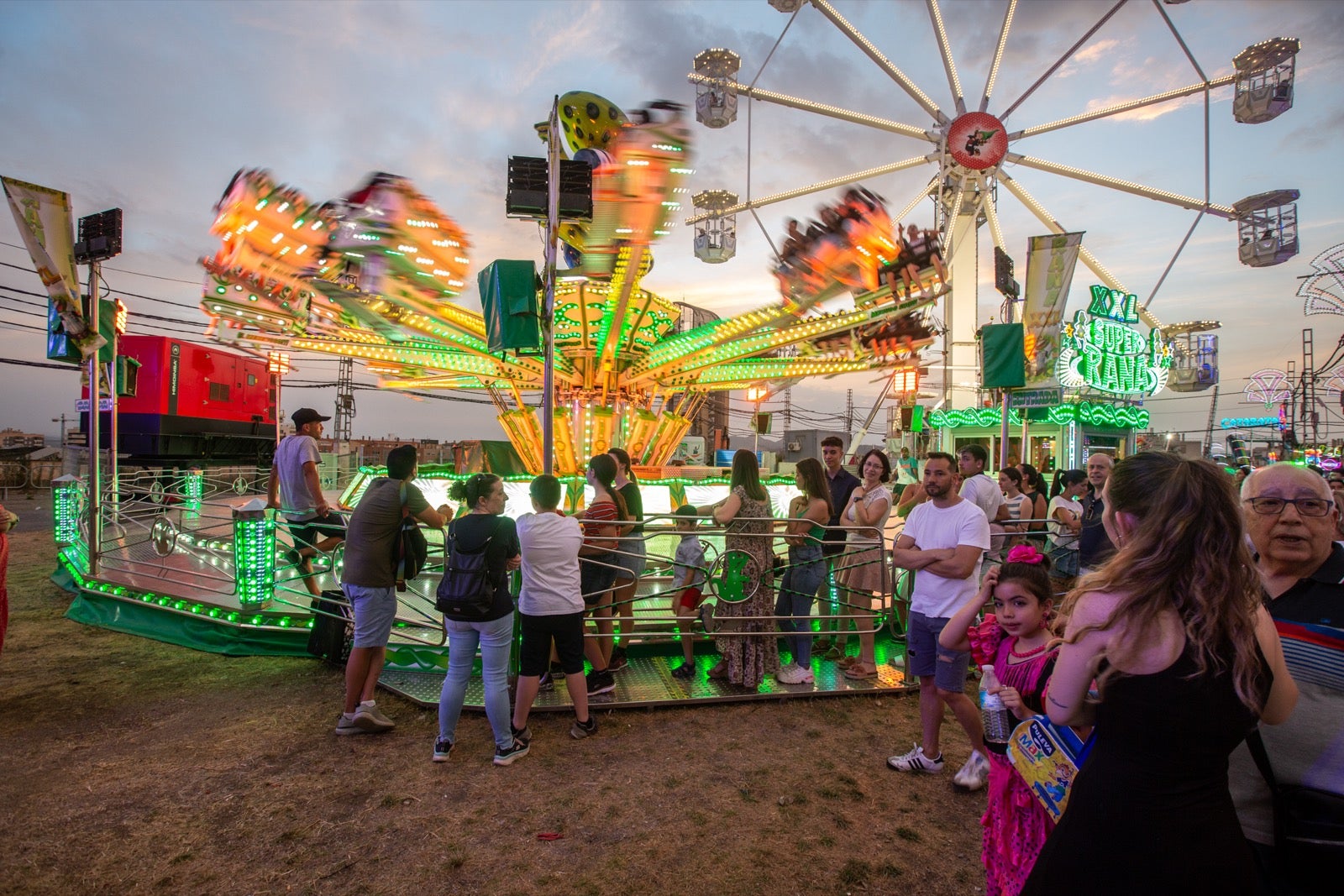 Fotos: El día de los columpios en la Feria del Corpus