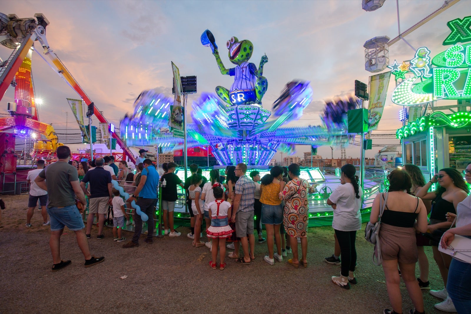 Fotos: El día de los columpios en la Feria del Corpus