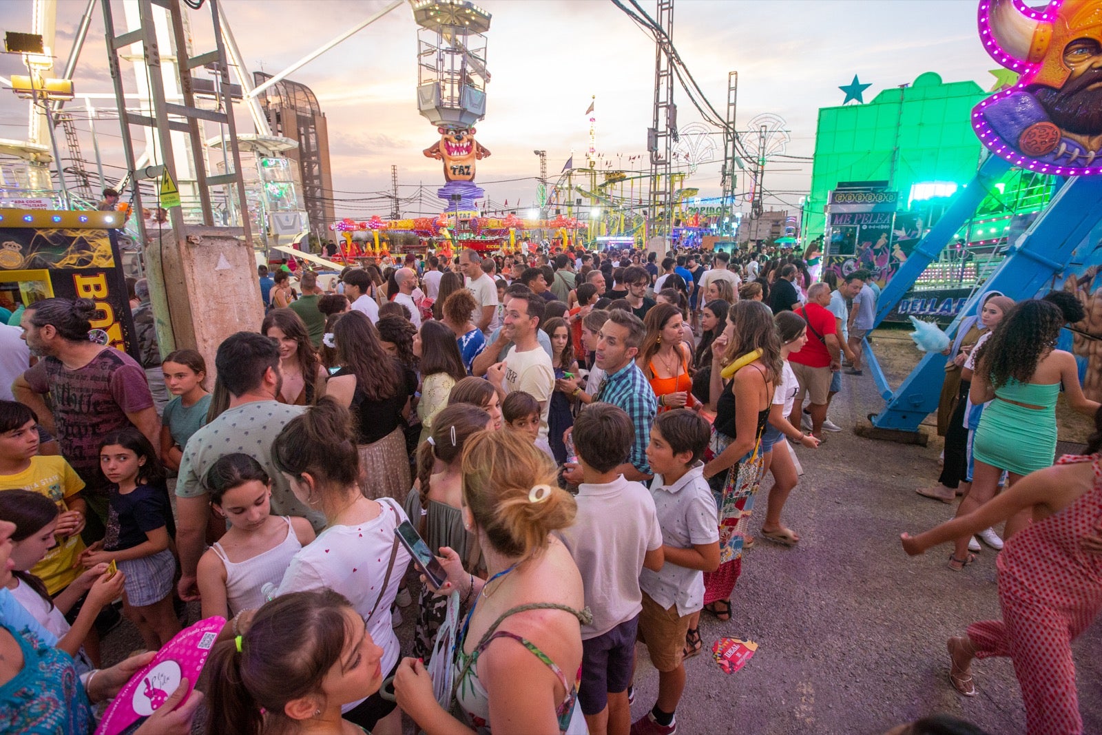 Fotos: El día de los columpios en la Feria del Corpus