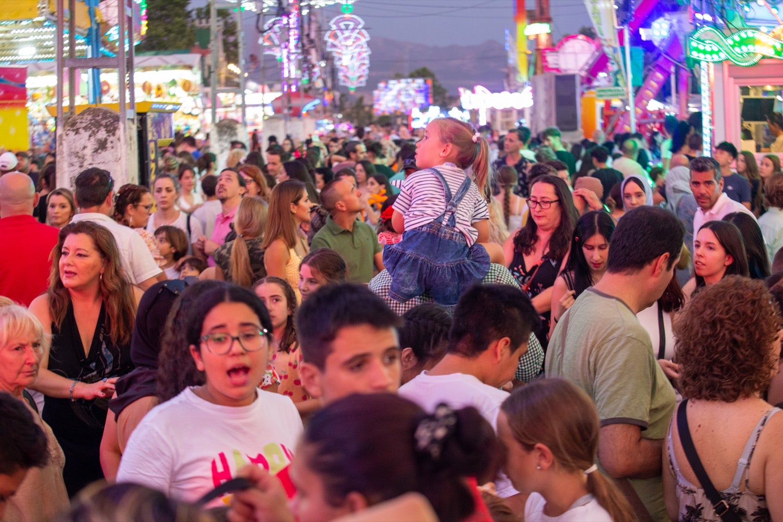 Fotos: El día de los columpios en la Feria del Corpus