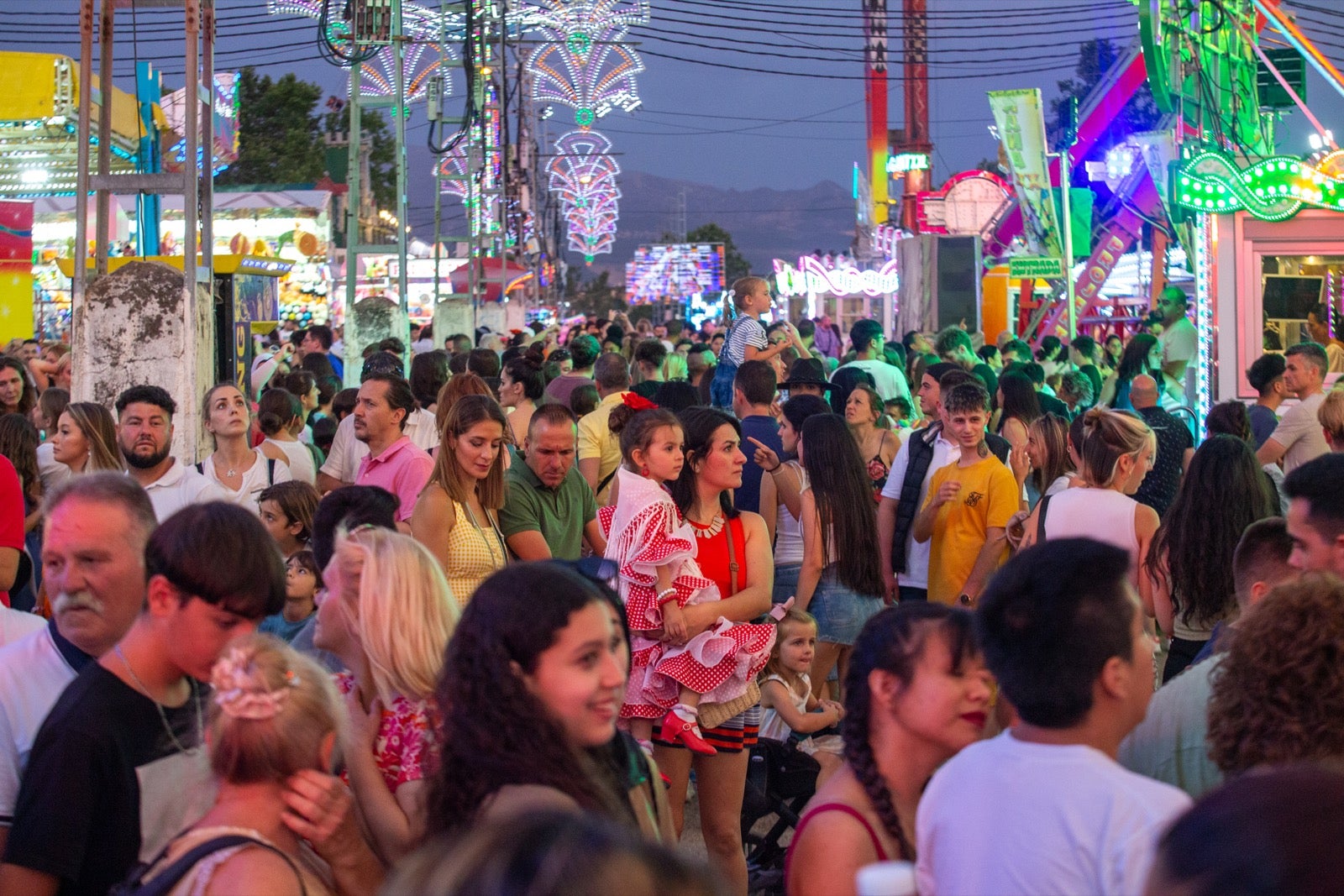 Fotos: El día de los columpios en la Feria del Corpus