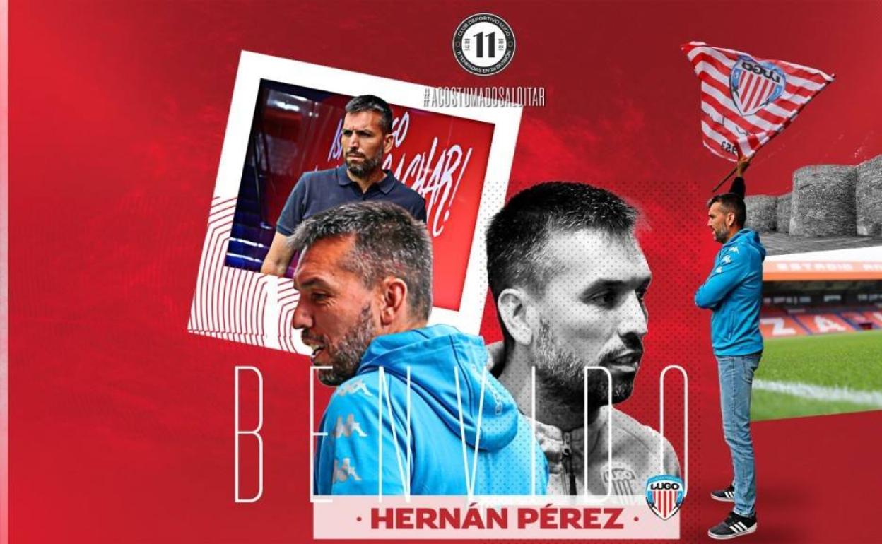 Hernán Pérez, nuevo entrenador del Lugo