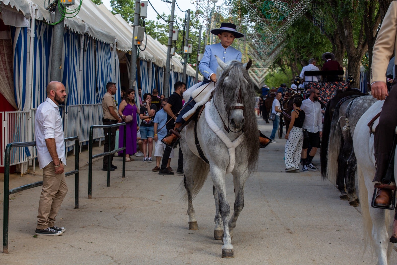 Brindis a caballo por la Fería de Graná.