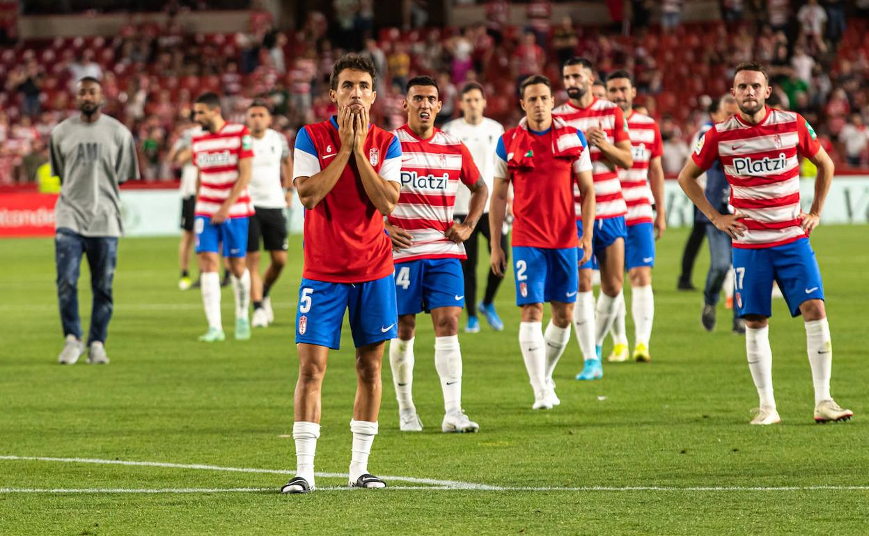 Luis Milla, triste tras el descenso ante el Espanyol. 