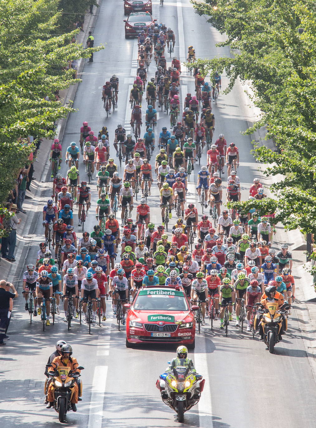 La vuelta a España 2018 a su paso por Granada.
