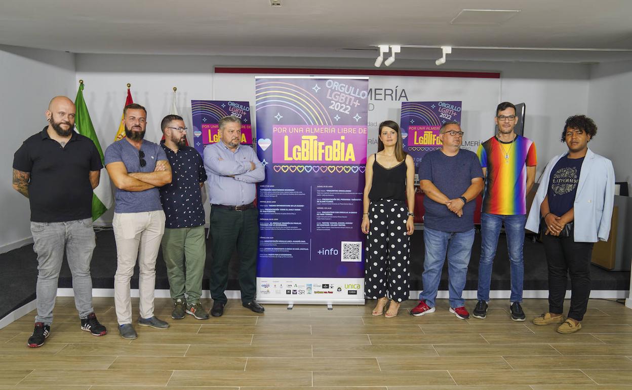 Presentación de la Semana del Orgullo LGTBI+ en Almería.