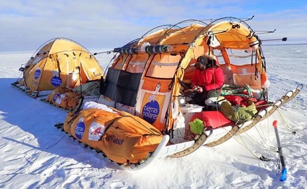 El Trineo de Viento, vehículo inspirado en los inuit.