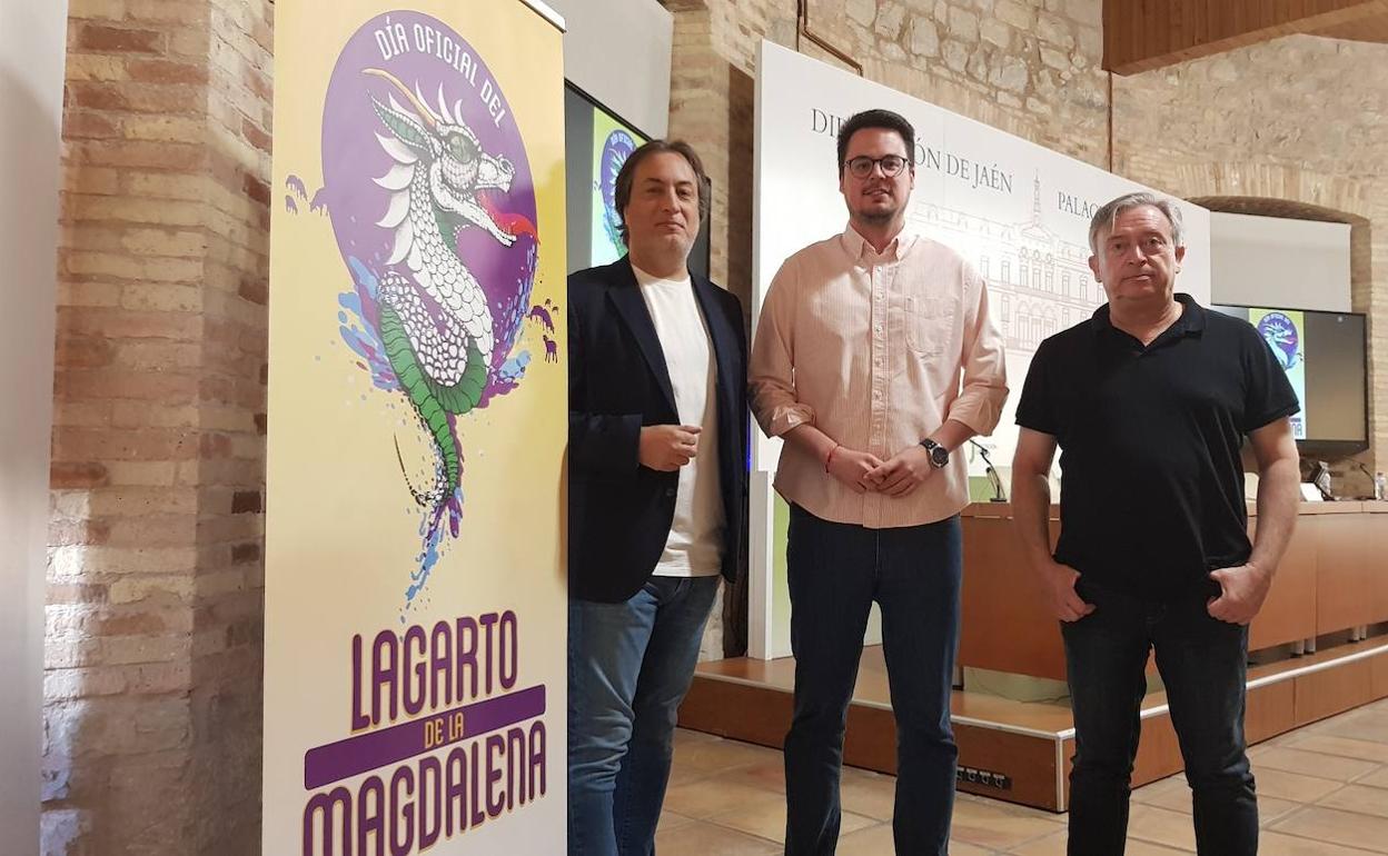 José Manuel Higueras, Francisco Javier Lozano y Rafael Cámara, en la presentación.