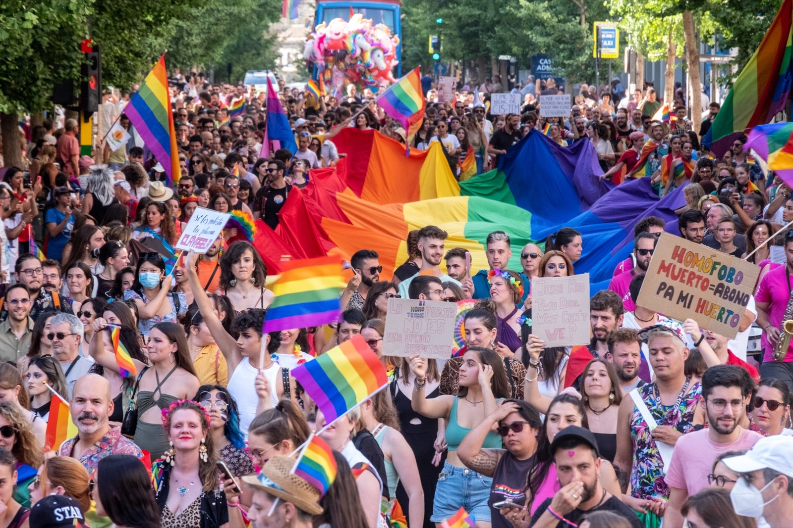 Celebración del Día del Orgullo Gay en Granada