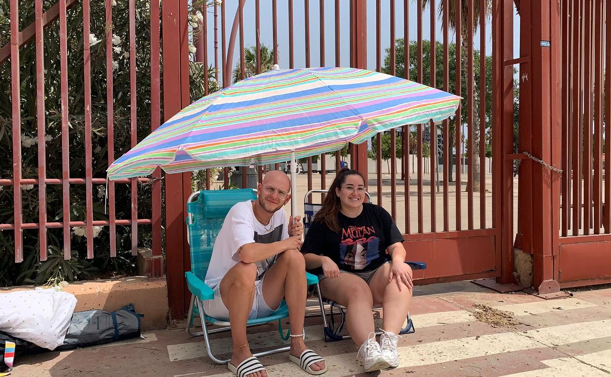 Seguidores de la cantante Rosalía.