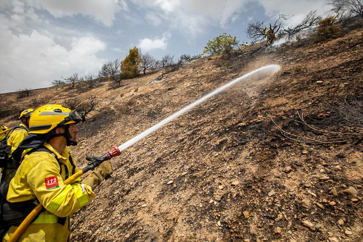 Bomberos del Infoca han trabajado para controlarlo