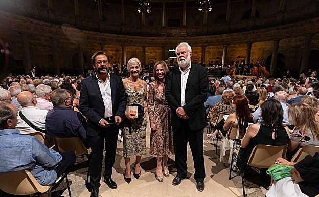 Antonio Granados, Patricia del Pozo, Rocío Díaz y Antonio Moral.
