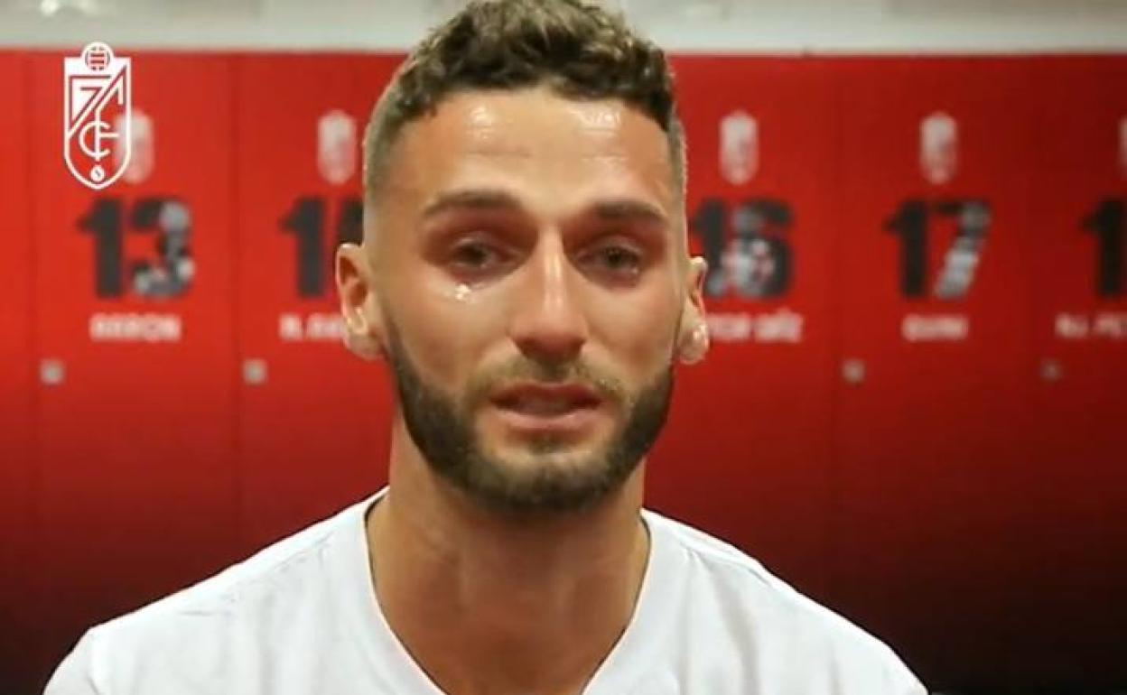 Duarte, muy emocionado en su vídeo de despedida. 