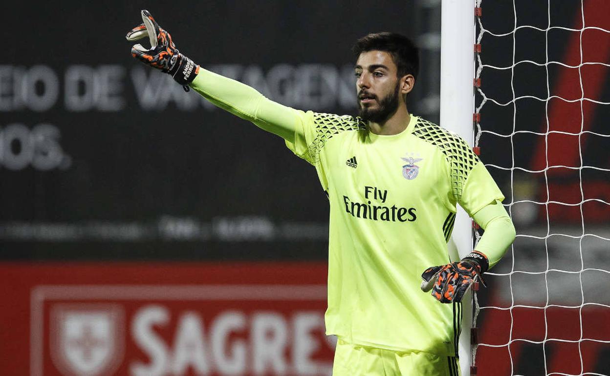 André Ferreira, en su etapa en el Benfica. 