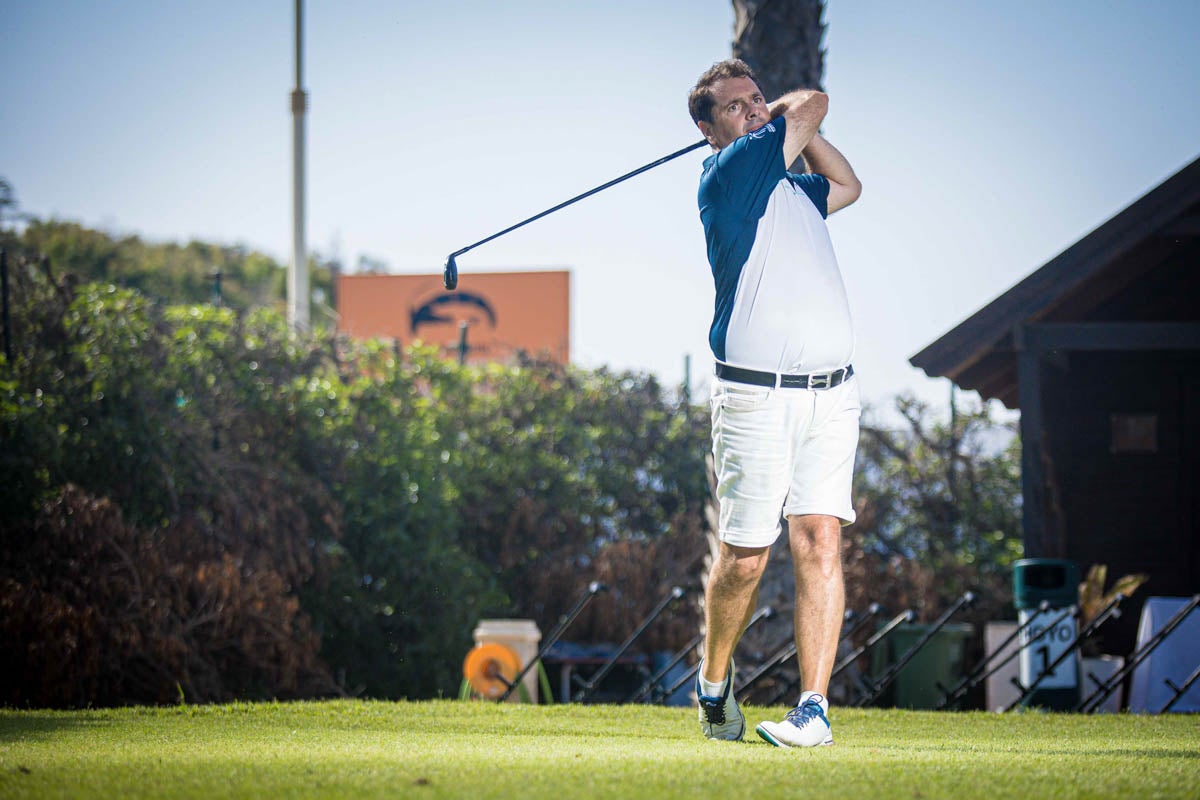 José Luis Martínez-Almeida, alcalde de Madrid, ganó la prueba combinada del Trofeo Ciudad de Madrid de golf que organiza el club Motril Playa Granada en agradecimiento a su socios madrileños en Los Moriscos
