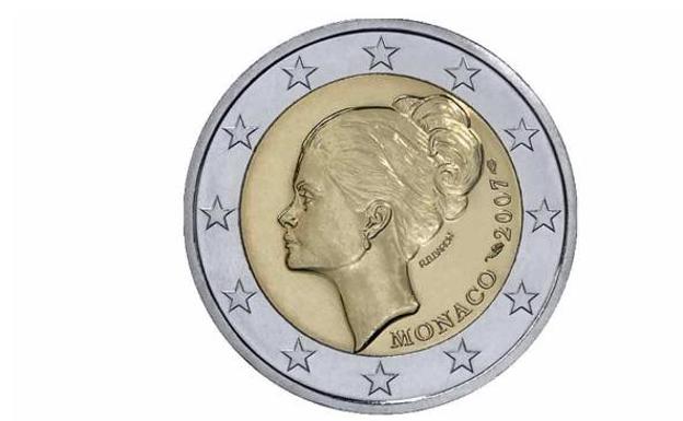 Moneda de dos euros del año 2007.