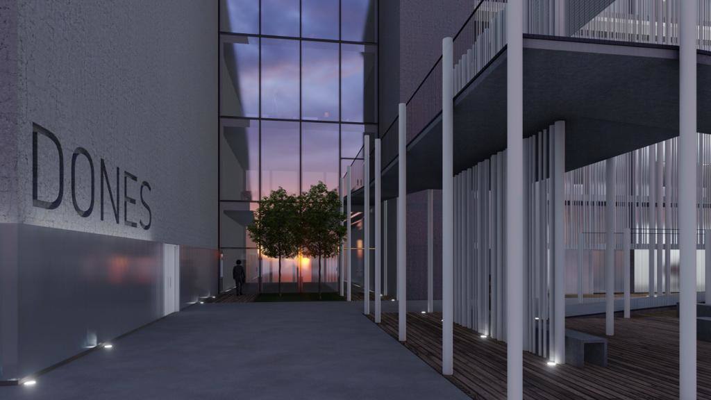 Imagen principal - Proyecciones del centro UGR-Dones.