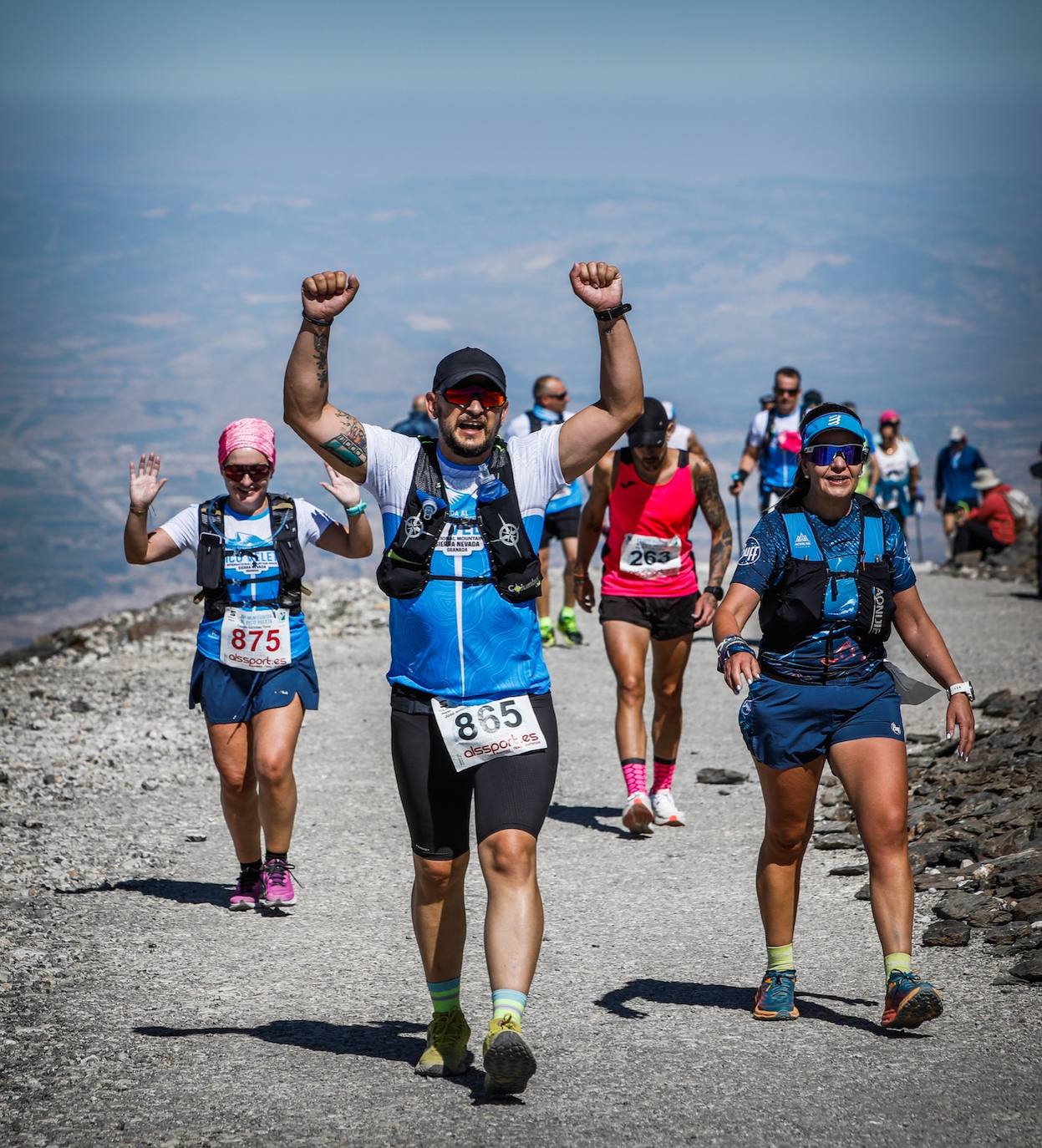 La 38 edición de la Subida Internacional Pico Veleta se ha celebrado este domingo.