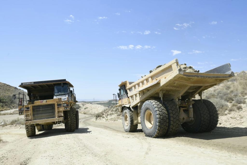 Las obras del AVE en Almería, previstas para su finalización en 2026.