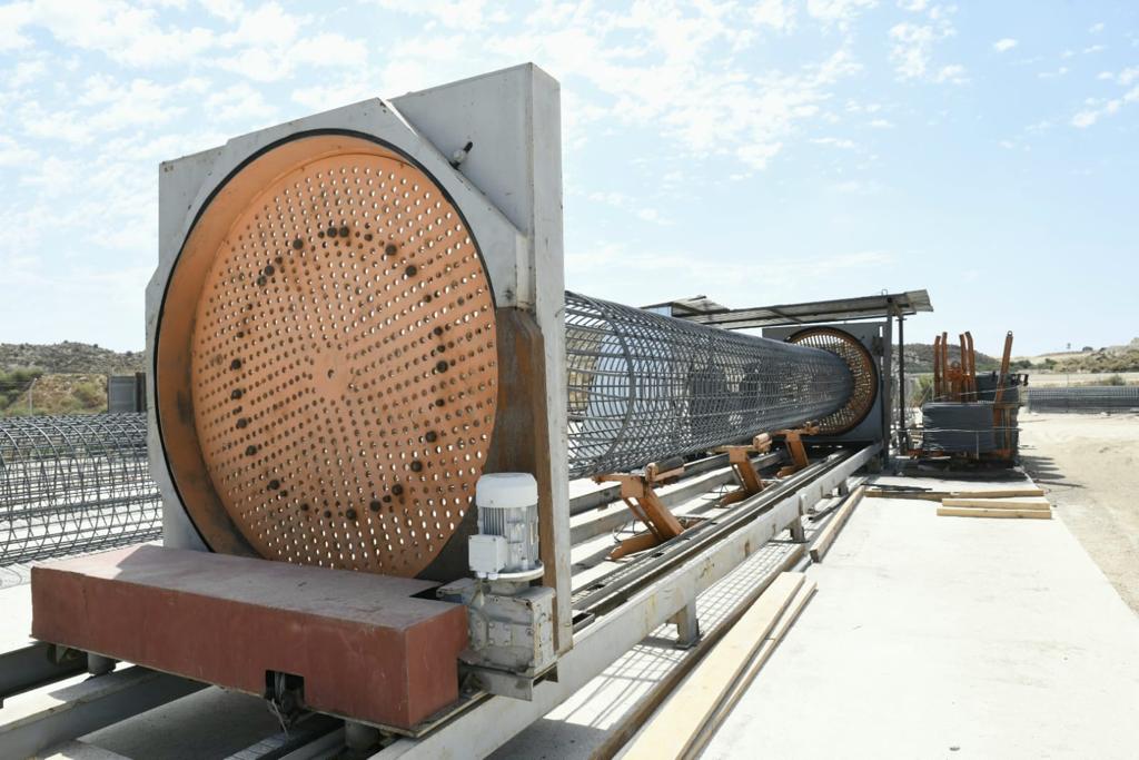 Las obras del AVE en Almería, previstas para su finalización en 2026.