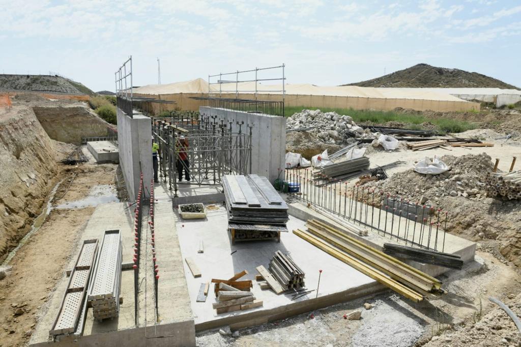 Las obras del AVE en Almería, previstas para su finalización en 2026.