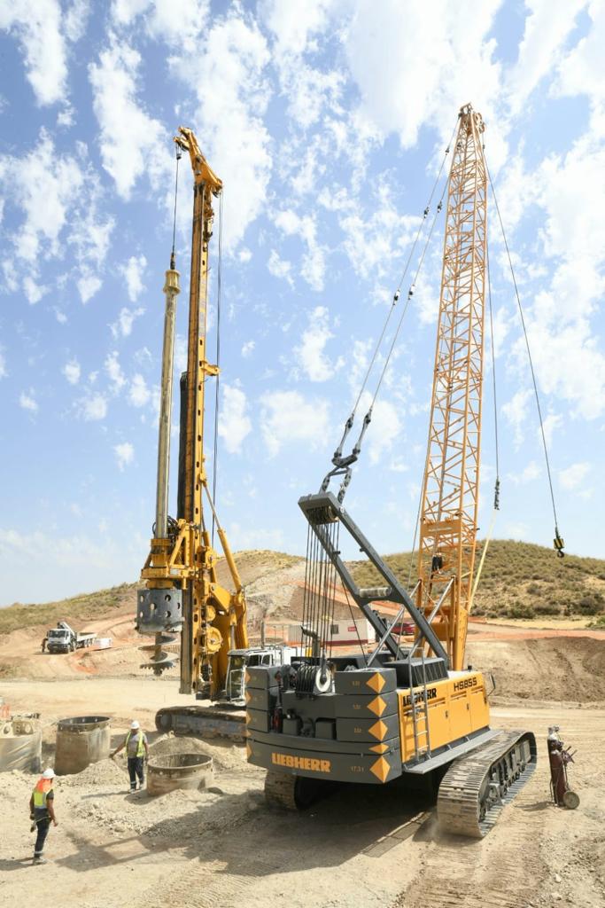 Las obras del AVE en Almería, previstas para su finalización en 2026.