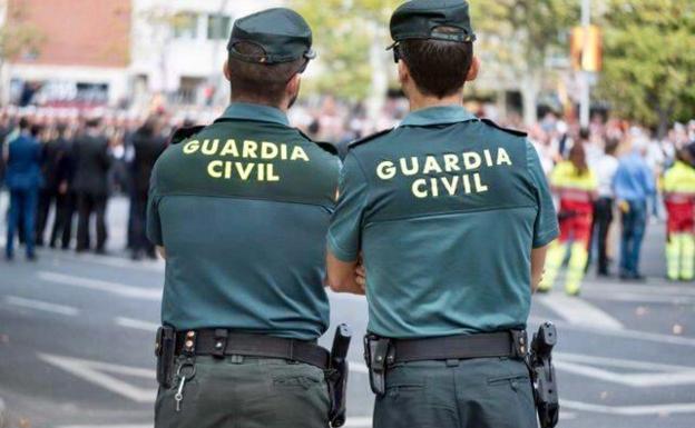 Efectivos de la Guardia Civil.