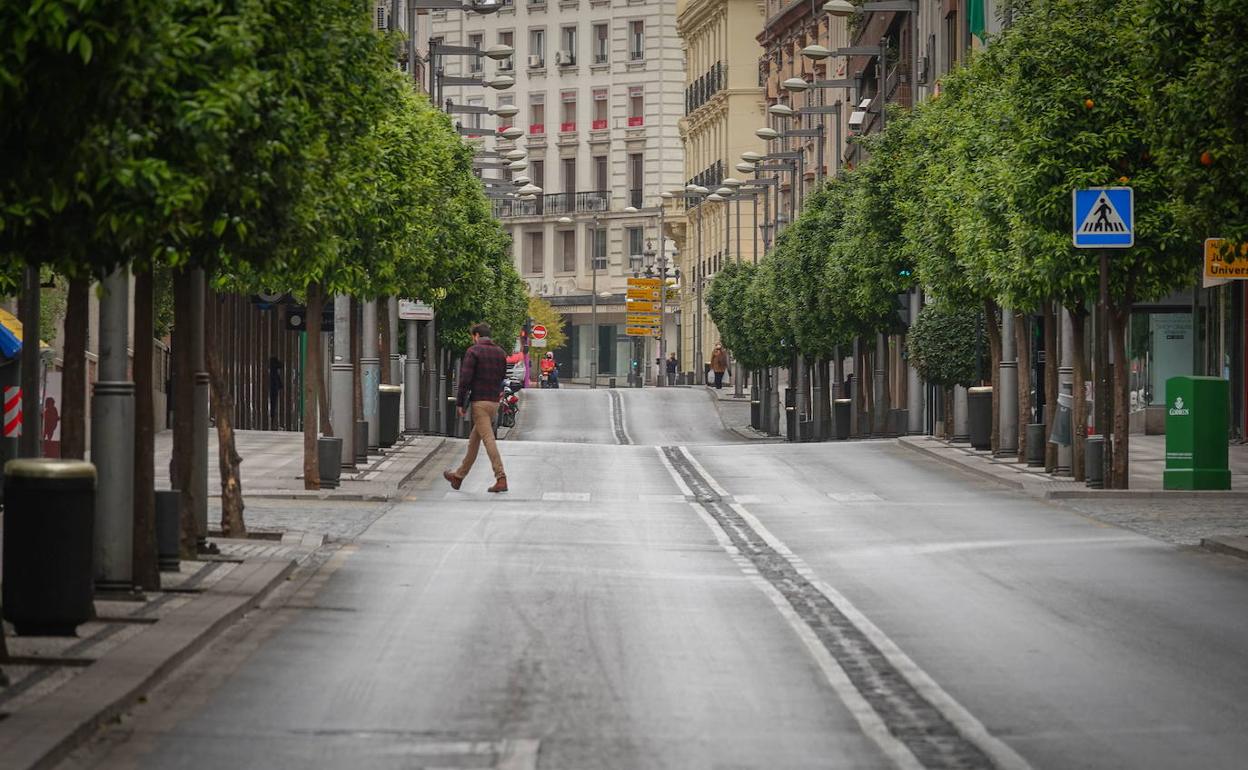 La calle Recogidas de Granada.