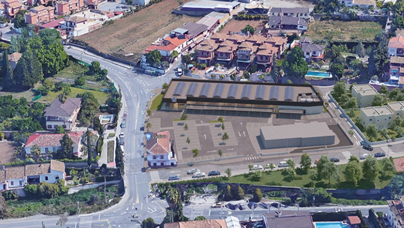 La zona en la que se está acometiendo la urbanización. 