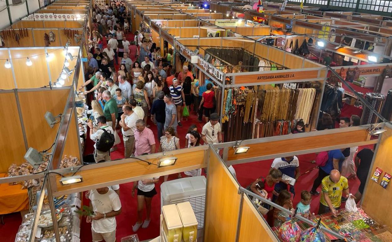 Panorámica de los stand que participa en la Feria de Muestras. 