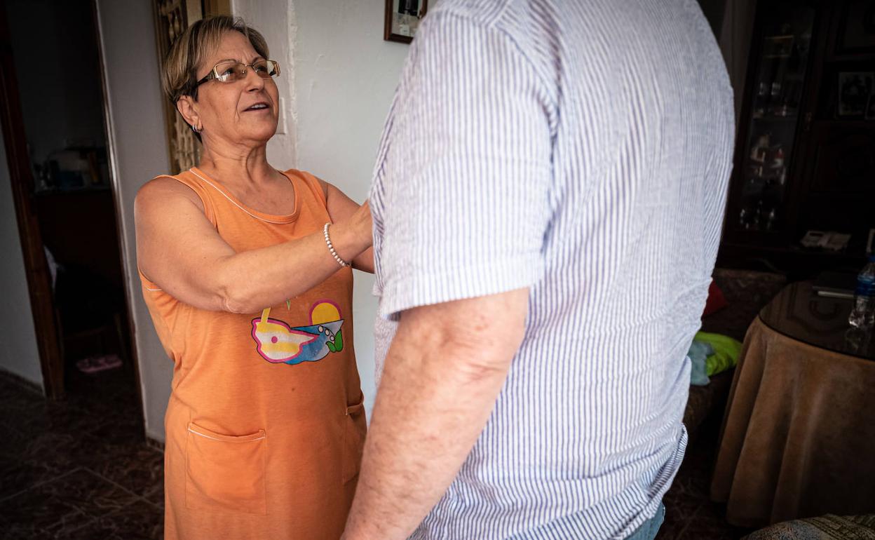María y José residen en Dílar, en la casa de la madre de él.