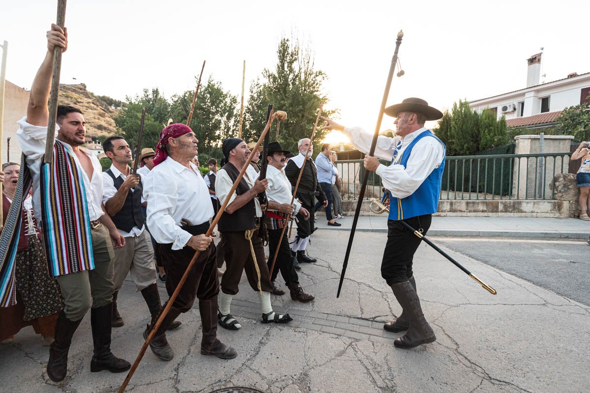 La Peza se vuelca en la recreación del 'alcalde carbonero' y la Guerra de la Independencia