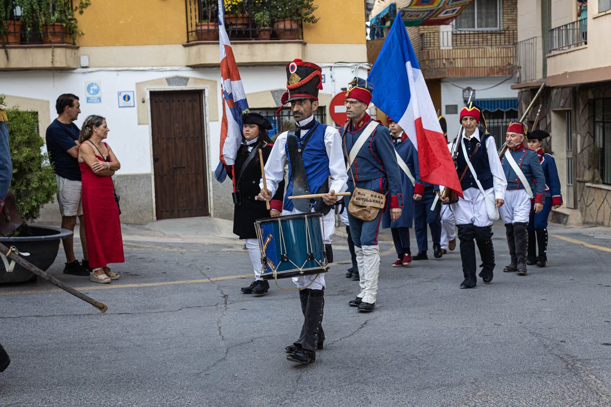 La Peza se vuelca en la recreación del 'alcalde carbonero' y la Guerra de la Independencia