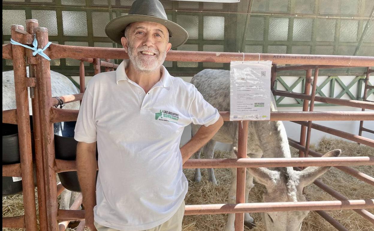 Rafael Fuentes, en el recinto ganadero de ExpoHuelma. 