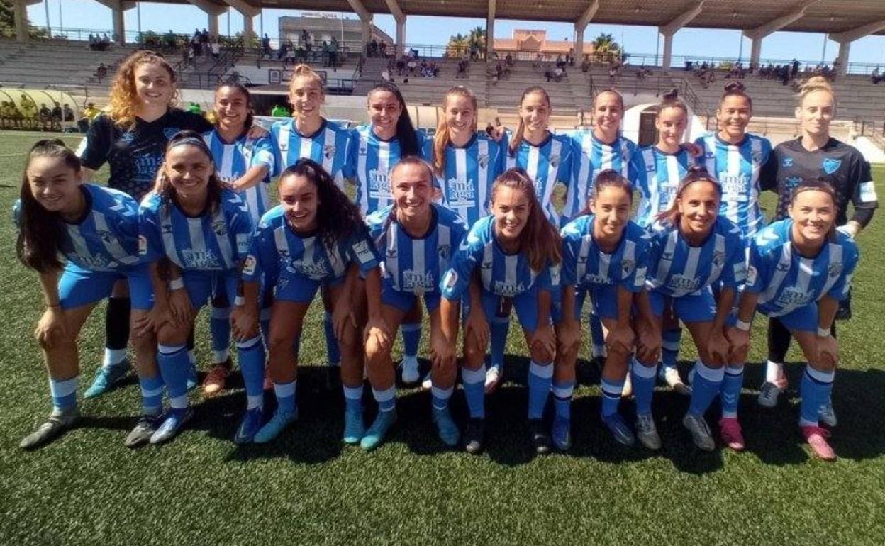 La plantilla del Málaga femenino en la Copa Andalucía de este curso. 