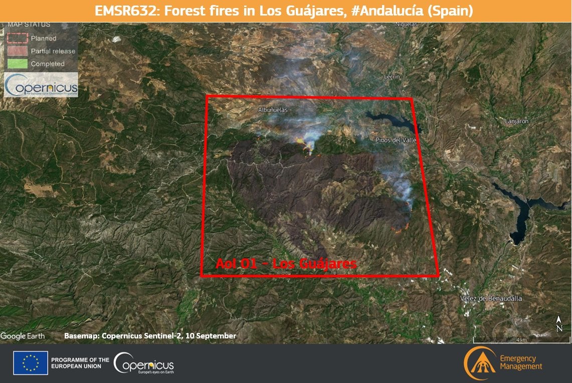 Imagen ofrecida por el servicio del Ministerio del Interior.