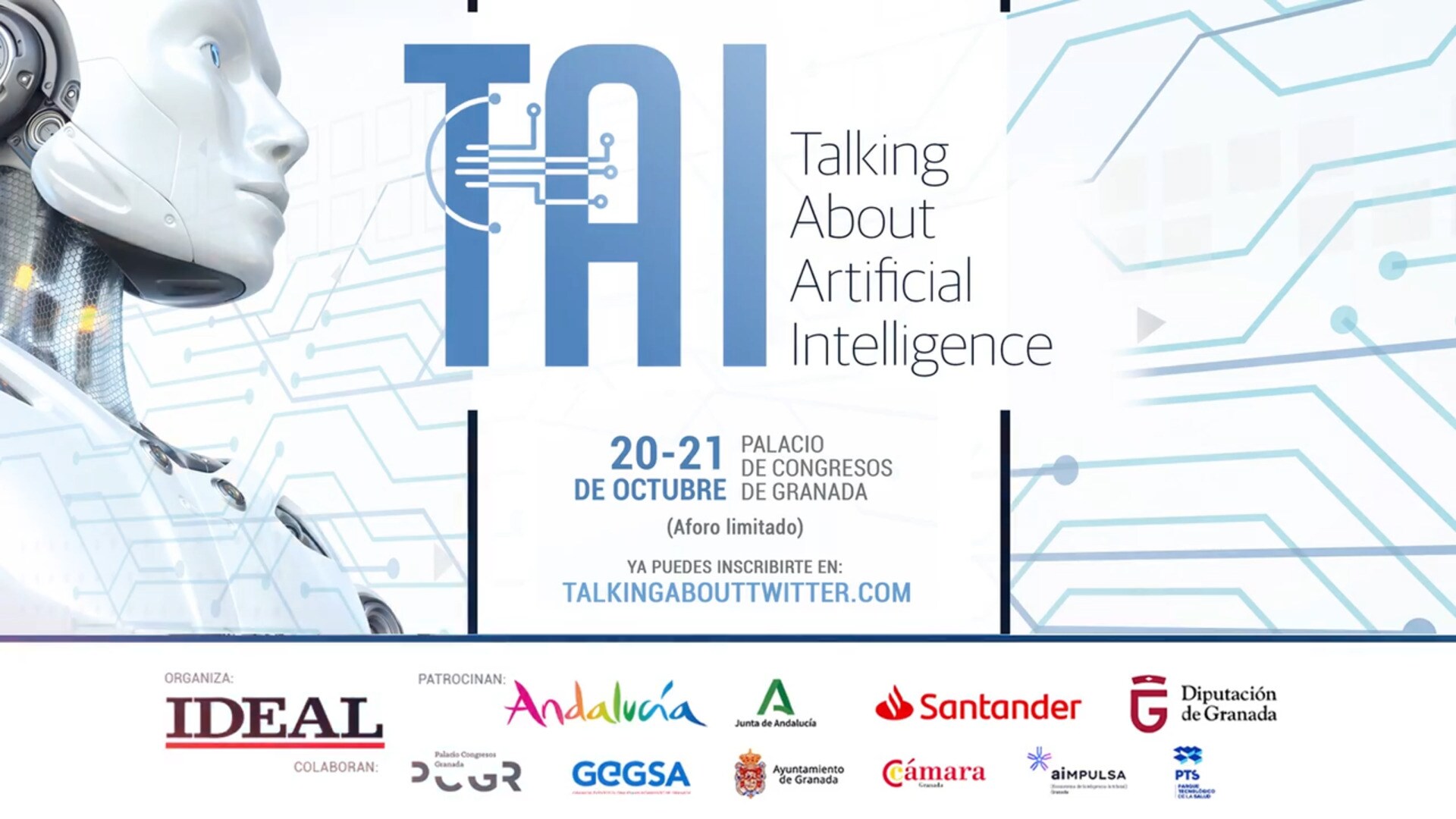 Llega TAIGranada, un nuevo evento sobre Inteligencia Artificial