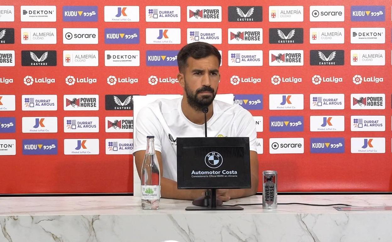 Pacheco, durante su presentación. 