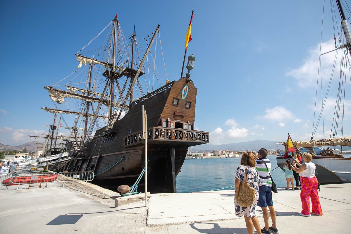 Fotos: El galeón Andalucía, atracado en Motril, desde dentro