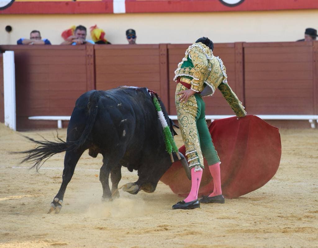 Momento del festejo celebrado en Vera.