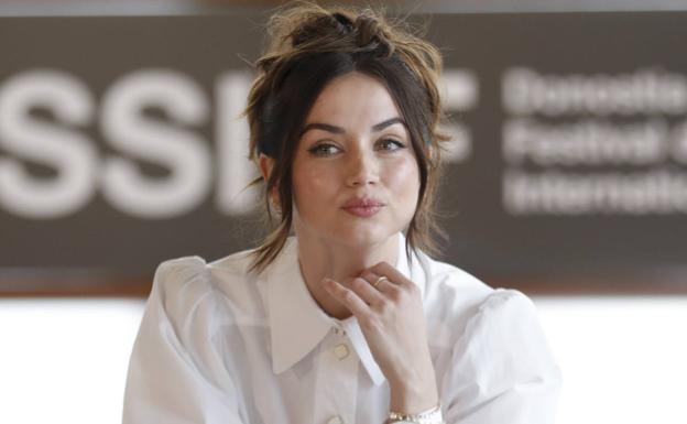 La actriz Ana de Armas en el Festival de San Sebastián.