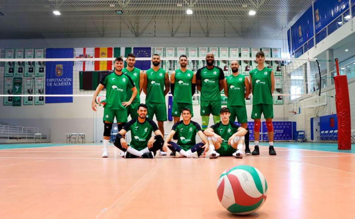 La plantilla de Unicaja Costa de Almería 